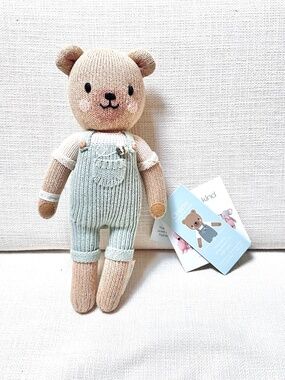 NWT CUDDLE + KIND Charlie The Honey Bear Mini Knit Doll